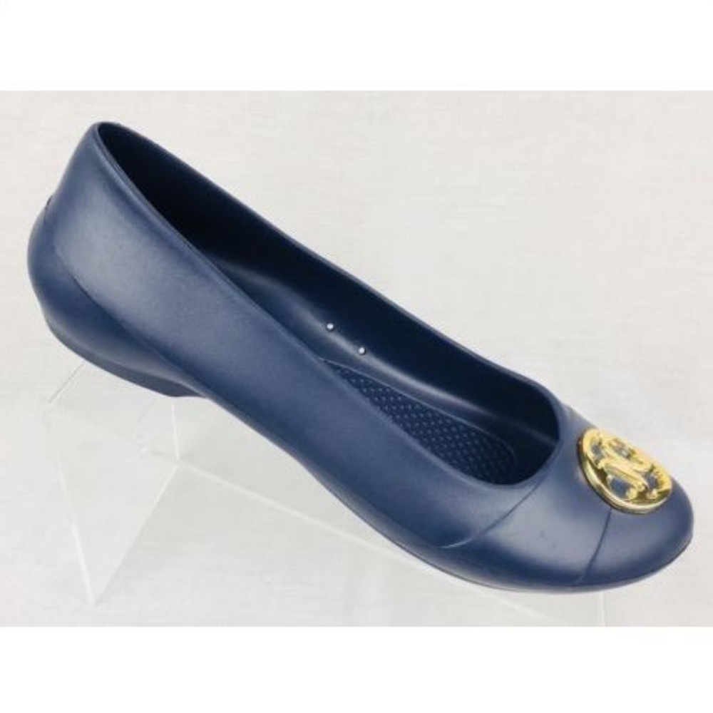 Crocs Blue Slip On Ballet Flats Women's 10